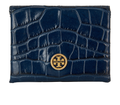 Tory Burch Parker Embossed Foldable Card Case, front view